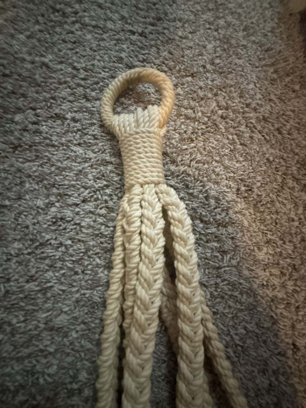 Lot of 4  Plant Hanger with Tassel - Picture 3 of 6